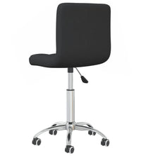 Esszimmerstuhl Drehbar Schwarz Stoff