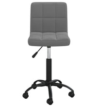 Esszimmerstuhl Drehbar Dunkelgrau Samt