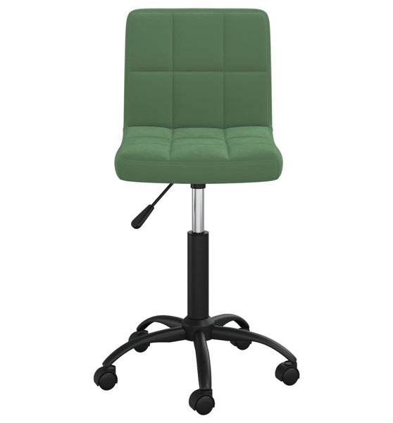 Esszimmerstuhl Drehbar Dunkelgrün Samt