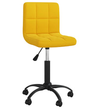 Esszimmerstuhl Drehbar Senfgelb Samt