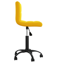 Esszimmerstuhl Drehbar Senfgelb Samt