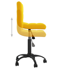 Esszimmerstuhl Drehbar Senfgelb Samt