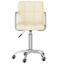Esszimmerstuhl Drehbar Creme Stoff