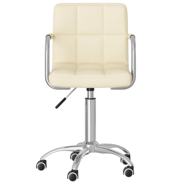 Esszimmerstuhl Drehbar Creme Stoff