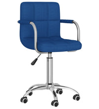 Esszimmerstuhl Drehbar Blau Stoff