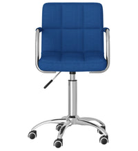 Esszimmerstuhl Drehbar Blau Stoff