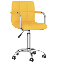 Esszimmerstuhl Drehbar Senfgelb Stoff