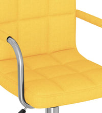 Esszimmerstuhl Drehbar Senfgelb Stoff