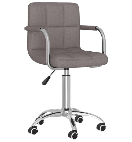 Esszimmerstuhl Drehbar Taupe Stoff