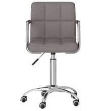 Esszimmerstuhl Drehbar Taupe Stoff