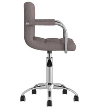 Esszimmerstuhl Drehbar Taupe Stoff