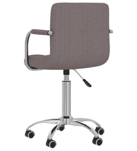 Esszimmerstuhl Drehbar Taupe Stoff