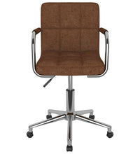 Esszimmerstuhl Drehbar Braun Stoff