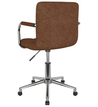 Esszimmerstuhl Drehbar Braun Stoff