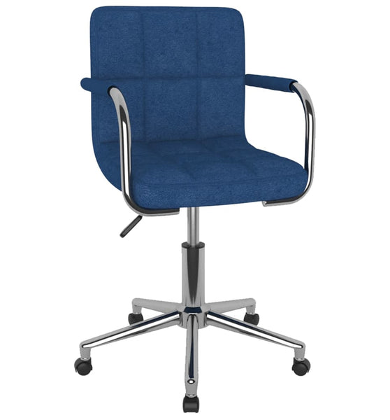 Esszimmerstuhl Drehbar Blau Stoff