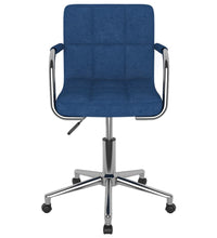 Esszimmerstuhl Drehbar Blau Stoff
