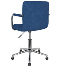 Esszimmerstuhl Drehbar Blau Stoff