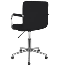 Esszimmerstuhl Drehbar Schwarz Stoff