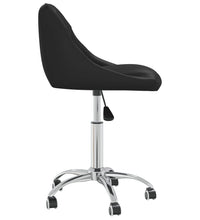 Esszimmerstuhl Drehbar Schwarz Kunstleder