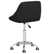 Esszimmerstuhl Drehbar Schwarz Kunstleder