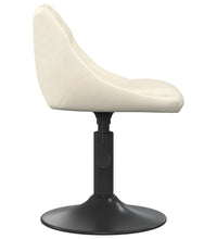 Esszimmerstühle 4 Stk. Drehbar Creme Samt