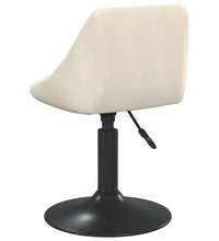 Esszimmerstühle 4 Stk. Drehbar Creme Samt