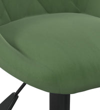 Esszimmerstühle 4 Stk. Drehbar Dunkelgrün Samt