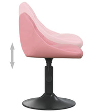 Esszimmerstühle 4 Stk. Drehbar Rosa Samt