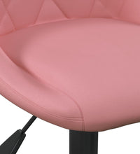 Esszimmerstühle 4 Stk. Drehbar Rosa Samt