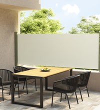 Seitenmarkise Ausziehbar 117x300 cm Creme