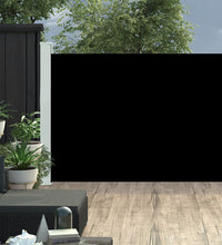 Seitenmarkise Ausziehbar 117x500 cm Schwarz