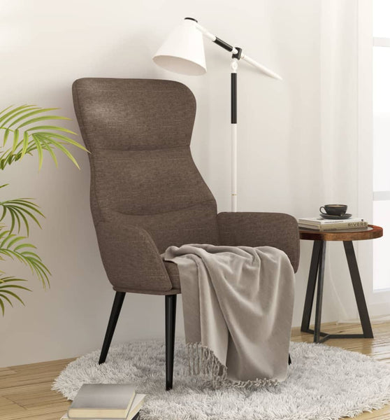 Relaxsessel Taupe Stoff