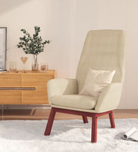 Relaxsessel Creme Stoff