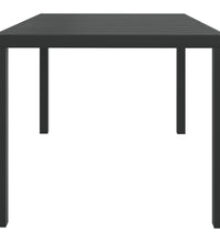 7-tlg. Garten-Essgruppe mit Kissen Poly Rattan Grau