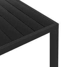 7-tlg. Garten-Essgruppe mit Kissen Poly Rattan Grau