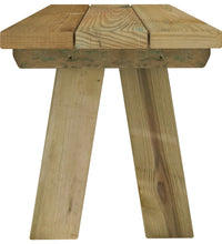 Gartenbank 110 cm Massivholz Kiefer Imprägniert