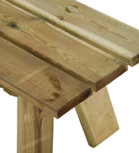 Gartenbank 110 cm Massivholz Kiefer Imprägniert