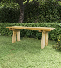 Gartenbank 110 cm Massivholz Kiefer Imprägniert
