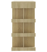 Bartisch mit Regal Sonoma-Eiche 100x50x101,5 cm Holzwerkstoff