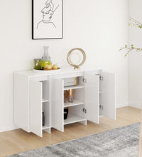 Sideboard Weiß 120x41x75 cm Holzwerkstoff