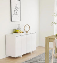 Sideboard Weiß 120x41x75 cm Holzwerkstoff