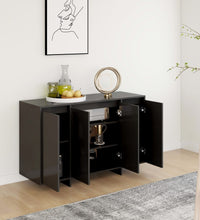 Sideboard Schwarz 120x41x75 cm Holzwerkstoff