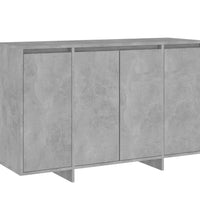 Sideboard Betongrau 120x41x75 cm Holzwerkstoff