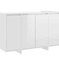 Sideboard Hochglanz-Weiß 120x41x75 cm Holzwerkstoff