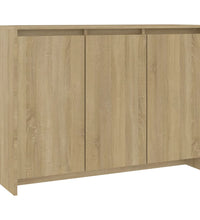 Sideboard Sonoma-Eiche 102x33x75 cm Holzwerkstoff