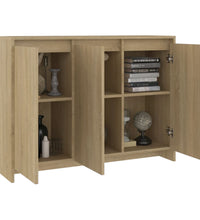 Sideboard Sonoma-Eiche 102x33x75 cm Holzwerkstoff