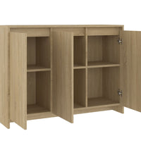 Sideboard Sonoma-Eiche 102x33x75 cm Holzwerkstoff