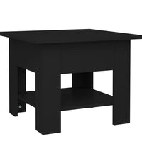 Couchtisch Schwarz 55x55x42 cm Holzwerkstoff