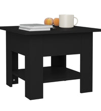 Couchtisch Schwarz 55x55x42 cm Holzwerkstoff