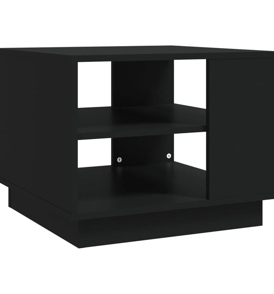 Couchtisch Schwarz 55x55x43 cm Holzwerkstoff